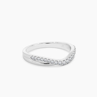 Curved 19 Diamond Band