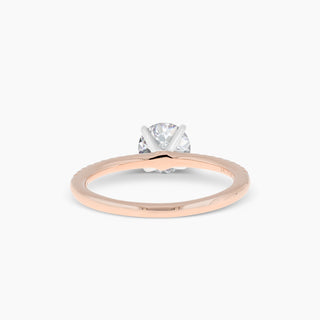 ALTR Created Diamond Round Engagement Ring