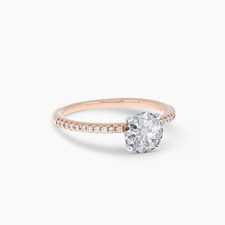 ALTR Created Diamond Round Engagement Ring