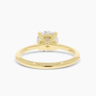 14K Yellow Gold ALTR Created Diamond Solitaire Engagement Ring