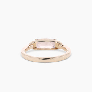 Morganite & Diamond 14K Rose Gold Ring