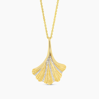 14K Yellow Gold Diamond Necklace