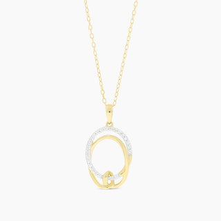 Embraceable You Oval Diamond Necklace