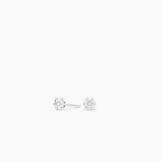 Diamond Accent Silver Tone Earrings