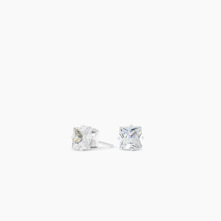 Cubic Zirconium Silver Tone Earrings