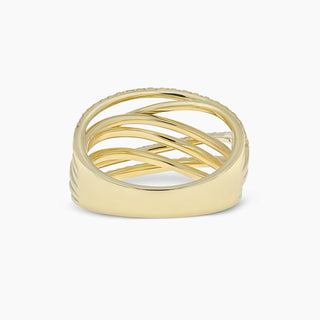 Diamond Multi-Row Ring