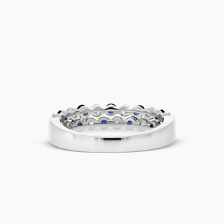 Sapphire & Diamond Stacked Ring