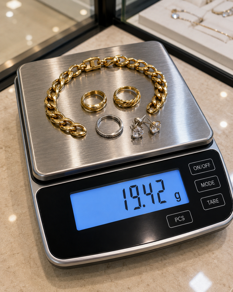 Gold and silver testing process at Gordon Jewelers in Boonville, MO