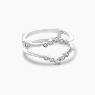 Bubble Diamond 1/10ctw Ring Guard