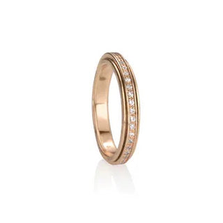 Meditation Rings Rose Gold Vermeil Lunar - Rings