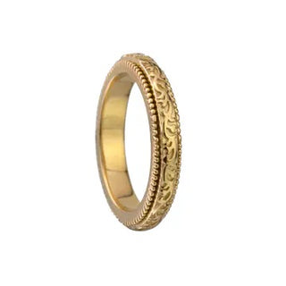 Meditation Rings Yellow Gold Vermeil Rosebud - Rings