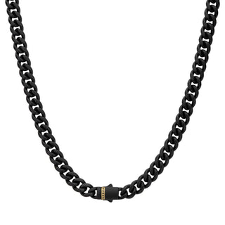 Black IP Miami Cuban Chain