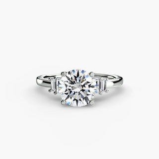 Gordon Jewelers Baguette Accent Solitaire Ring (test) - Rings