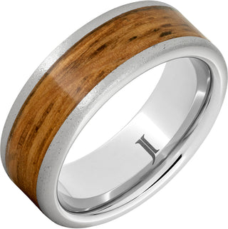 8mm Serinium with Single Malt Inlay Ring