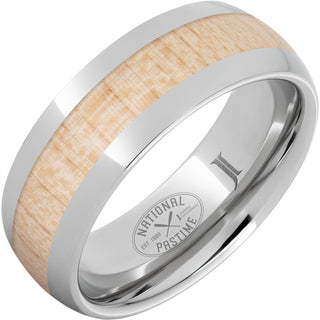 8mm Serinium Vintage Maple Baseball Ring