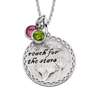 Mommy Chic - Sterling Silver Reach for the Stars Pendant