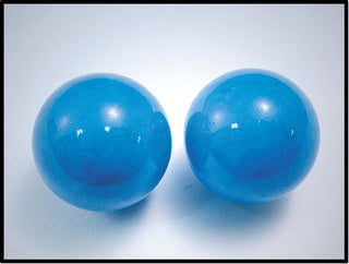 10mm Orbis Light Blue Agate Sphere