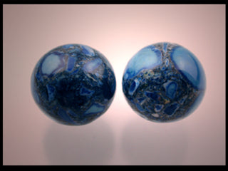 10mm Orbis Winter Mosaics - Blue Sphere