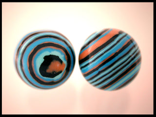 10mm Orbis Sand Art Striped Sphere