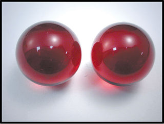 10mm Orbis Red Glass (dyed) Sphere