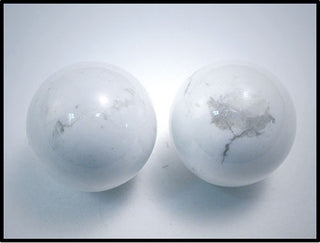 10mm Orbis White Howlite Sphere
