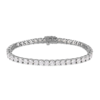7.5" Sterling Silver 4.25mm CZ Tennis Bracelet