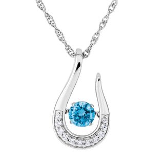 Sterling Silver Blue Twinkle Pendant