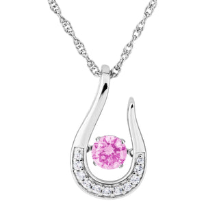 Sterling Silver Pink Twinkle Pendant