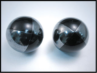10mm Orbis Beach Ball - Onyx/Hematite Sphere