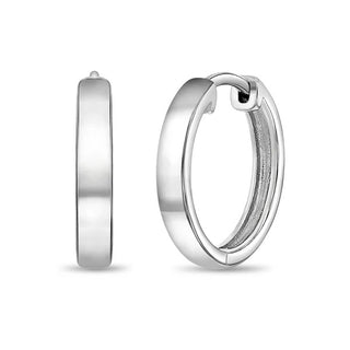 Sterling Silver Huggie Hoop Earrings