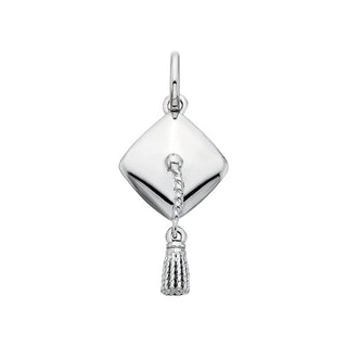 Sterling Silver Graduation Cap Charm