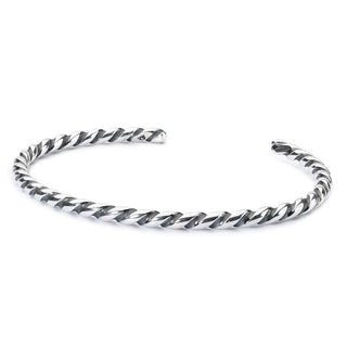 Trollbeads Sterling Silver Twisted Small Bangle