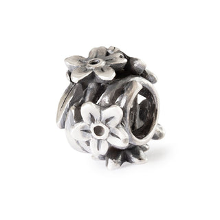 Promise of Forget-Me-Not Sterling Silver Trollbead