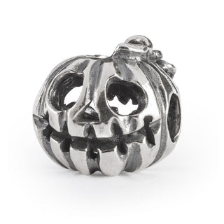 Pumpkin of Courage Sterling Silver Trollbead