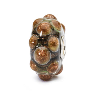 Golden Buds Glass Trollbead