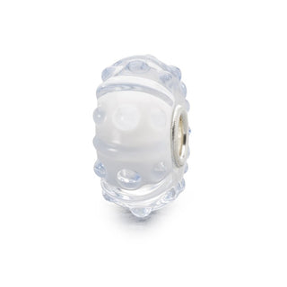 Breeze of White Glass Trollbead