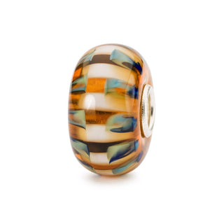 Egyptian Stripe Glass Bead