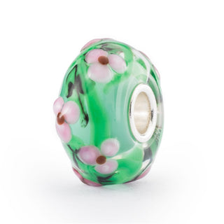 Enchanted Rose Glass Trollbead