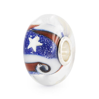 Trollbeads Star of Freedom Bead and Key Chain