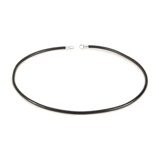 50cm Black Leather Trollbead Necklace