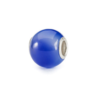 Round Blue Agate Gemstone Trollbead