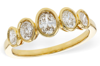 14K Yellow Gold 5-Stone Diamond Ring
