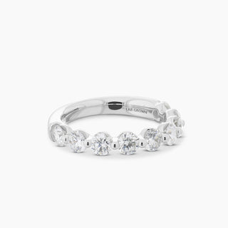 9-Stone ALTR Created Diamond Band 1 1/2 ctw