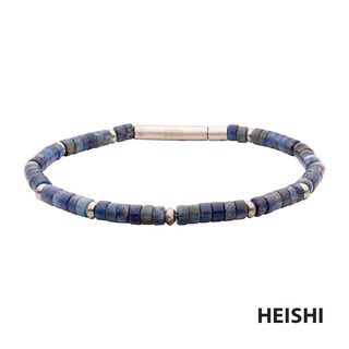 RiverRunner (Blue Lapis Lazuli) Heishi Bead Bracelet