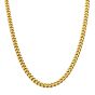 8mm 18Kt Gold IP Miami Cuban Chain Necklace
