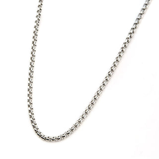 24" Stainless Steel Bold Box Box Chain