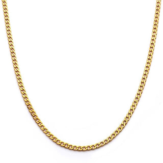 18K Gold IP Classic Curb Chain