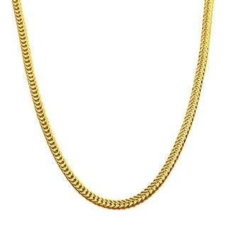 18K Gold IP Foxtail Chain