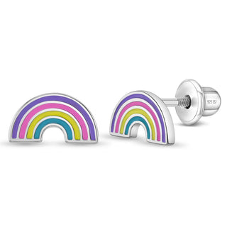 Sterling Silver Magical Rainbow Earrings