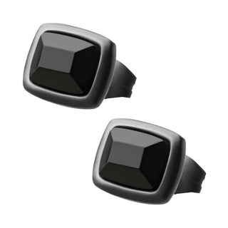 Stainless Steel Antique Bronze IP Stud Earrings